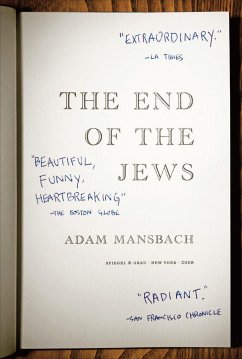 The End of the Jews - Mansbach, Adam