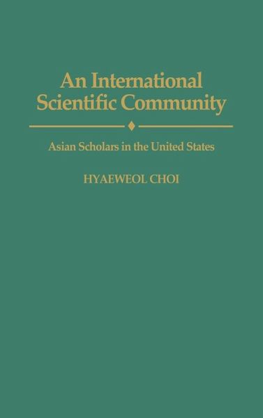 An International Scientific Community An International Scientific Community