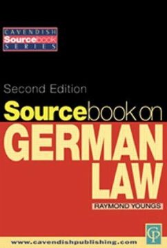 Sourcebook on German Law - Youngs, Raymond (ed.)