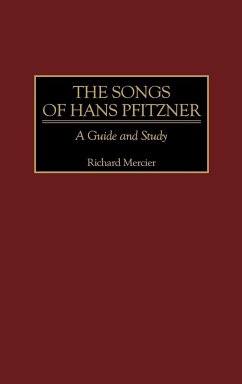 The Songs of Hans Pfitzner - Mercier, Richard