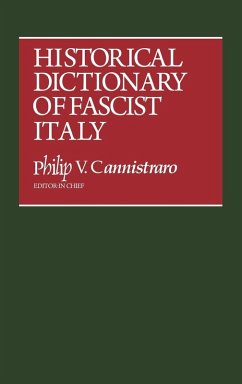 Cover Historical Dictionary of Fascist Italy