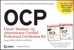 Cover OCP: Oracle Database 11g Administrator Certified Professional Certification Kit