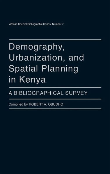 Demography, Urbanization, and Spatial Planning in Kenya Demography, Urbanization, and Spatial Planning in Kenya