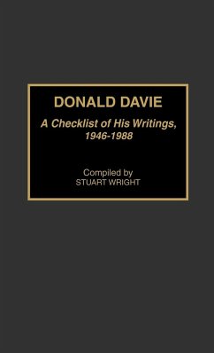 Donald Davie - Wright, Stuart T.