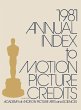 Annual Index to Motion Picture Credits... - Bild 1