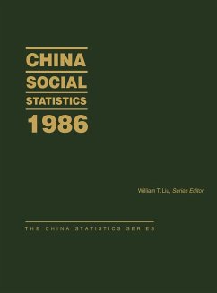 China Social Statistics 1986 - State Statistical Bureau Peoples Republi