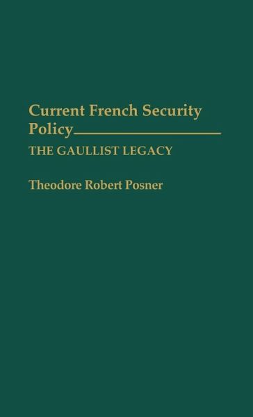 Current French Security Policy Current French Security Policy