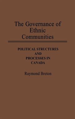 The Governance of Ethnic Communities - Breton, Raymond
