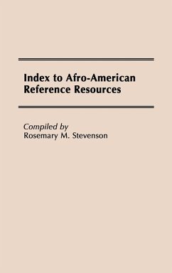Index to Afro-American Reference Resources - Stevenson, Rosemary M.