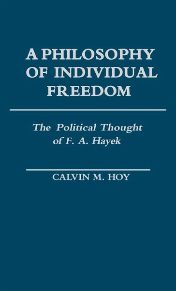 A Philosophy of Individual Freedom A Philosophy of Individual Freedom