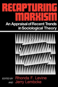 Recapturing Marxism - Levine, Rhonda