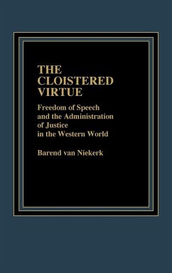 The Cloistered Virtue - Niekerk, Traute van