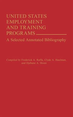 United States Employment and Training Programs - Raffa, Frederick A.; Haulman, Clyde; Hosni, Djehane