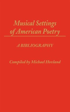 Musical Settings of American Poetry - Hovland, Michael A.