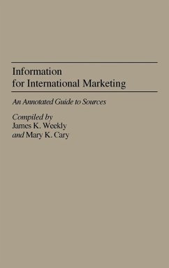 Cover Information for International Marketing