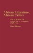 African Literature, African Critics - Bild 1