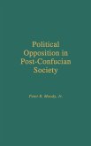 Political Opposition in Post-Confucian Society