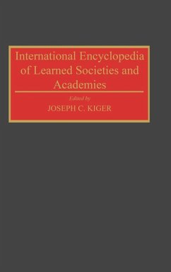 Cover International Encyclopedia of Learned Societies and Academies