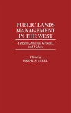 Public Lands Management in the West