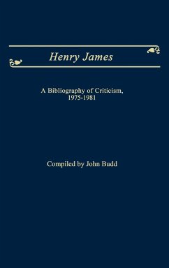 Henry James - Budd, John