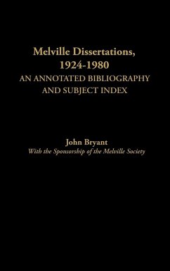 Melville Dissertations, 1924-1980 - Bryant, John