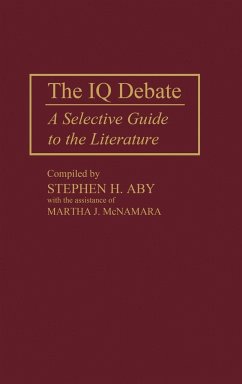 The IQ Debate - Aby, Stephen H.; Mcnamara, Martha J.