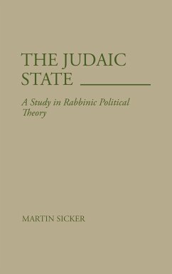 The Judaic State - Sicker, Martin