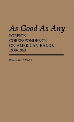 As Good as Any - Hosley, David H.