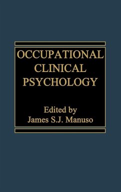 Occupational Clinical Psychology - Manuso, James
