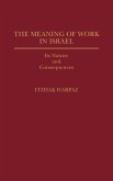 The Meaning of Work in Israel