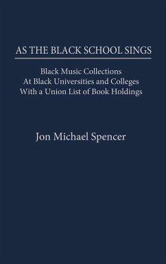 As the Black School Sings - Spencer, Jon Michael