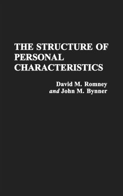The Structure of Personal Characteristics - Romney, David M.; Bynner, John M.