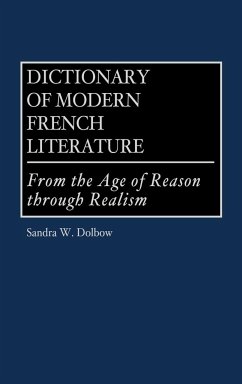 Dictionary of Modern French Literature - Dolbow, Sandra W.