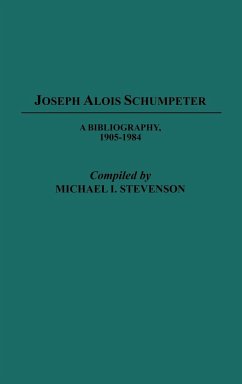 Joseph Alois Schumpeter - Stevenson, Michael I.