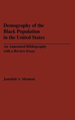 Demography of the Black Population in the United States - Momeni, Jamshid A.