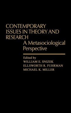 Contemporary Issues in Theory and Research - Snizek, William E.; Fuhrman, Ellsworth R.; Unknown