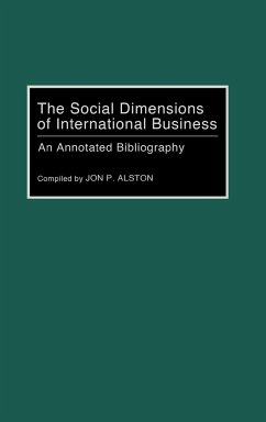 The Social Dimensions of International Business - Alston, Jon P.