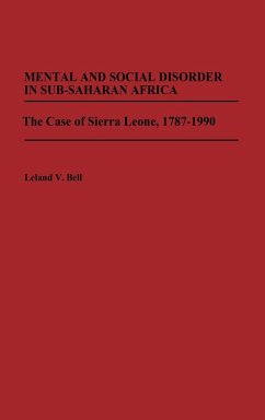 Mental and Social Disorder in Sub-Saharan Africa - Bell, Leland V.