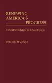 Renewing America's Progress