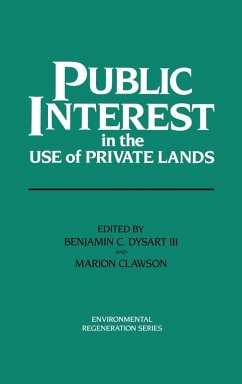 Cover Public Interest in the Use of Private Lands