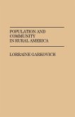 Population and Community in Rural America