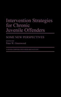 Intervention Strategies for Chronic Juvenile Offenders - Unknown