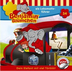 Benjamin Blümchen als Lokomotivführer / Benjamin Blümchen Bd.34 (1 Audio-CD)