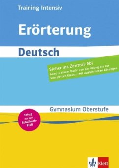 Training Intensiv Deutsch, Erörterung