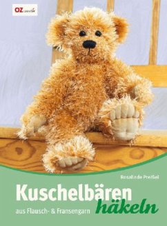 Cover Kuschelbären häkeln aus Flausch- & Fransengarn