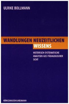 Cover Wandlungen neuzeitlichen Wissens