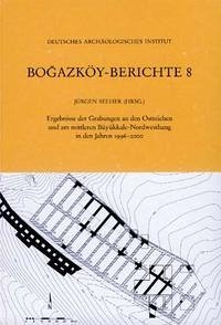 Ergebnisse der Grabungen an den Ostteichen und am mittleren Büyükkale-Nordwesthang in den Jahren 1996-2000 Ergebnisse der Grabungen an den Ostteichen und am mittleren Büyükkale-Nordwesthang in den Jahren 1996-2000