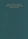 Sinfonie A-Dur op.90 (Italienische) für Orchester, Faksimile der Partitur Fassung 1833/34