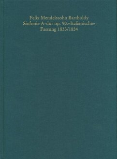 Sinfonie A-Dur op.90 (Italienische) für Orchester, Faksimile der Partitur Fassung 1833/34