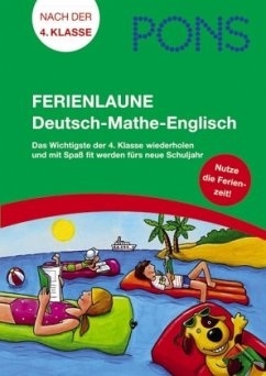 PONS Ferienlaune Deutsch - Mathe - Englisch, nach der 4. Klasse
